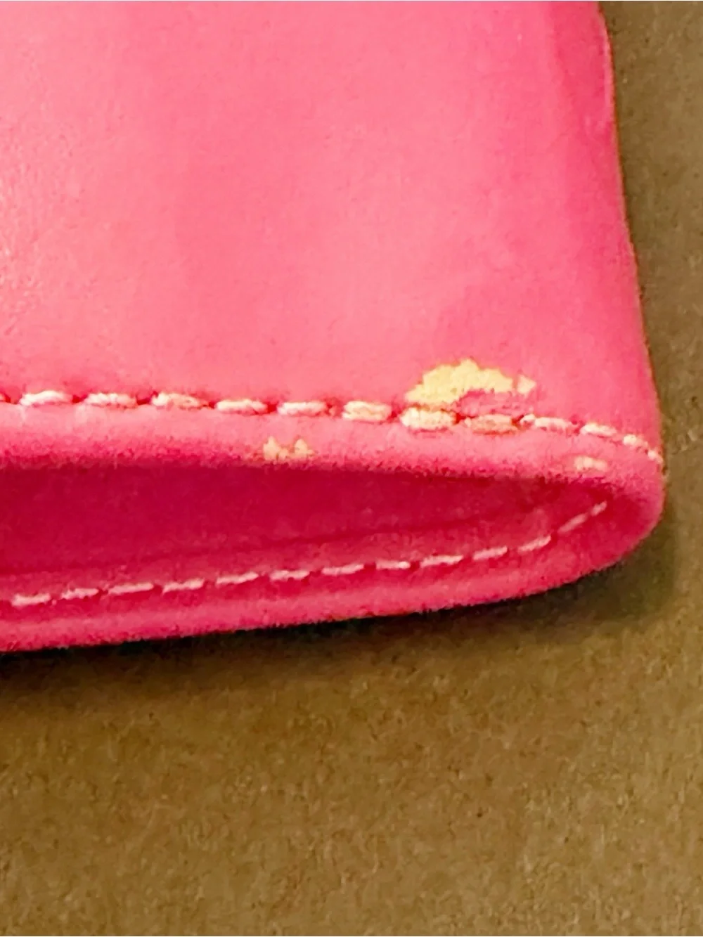 Filofax Cross Pink A7 Pocket Organizer Planner Binder 6 Ring Italian Leather